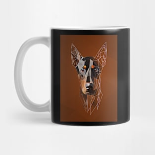 Low poly Doberman Mug